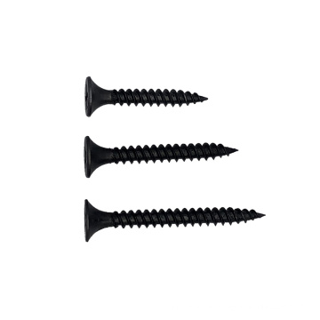 Factory supply 3.5*25mm  drywall screws c1022a factory price phillips black bugle head drywall screw